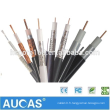 Chine fournisseur pince coaxiale rg6 et câble coaxial rg11